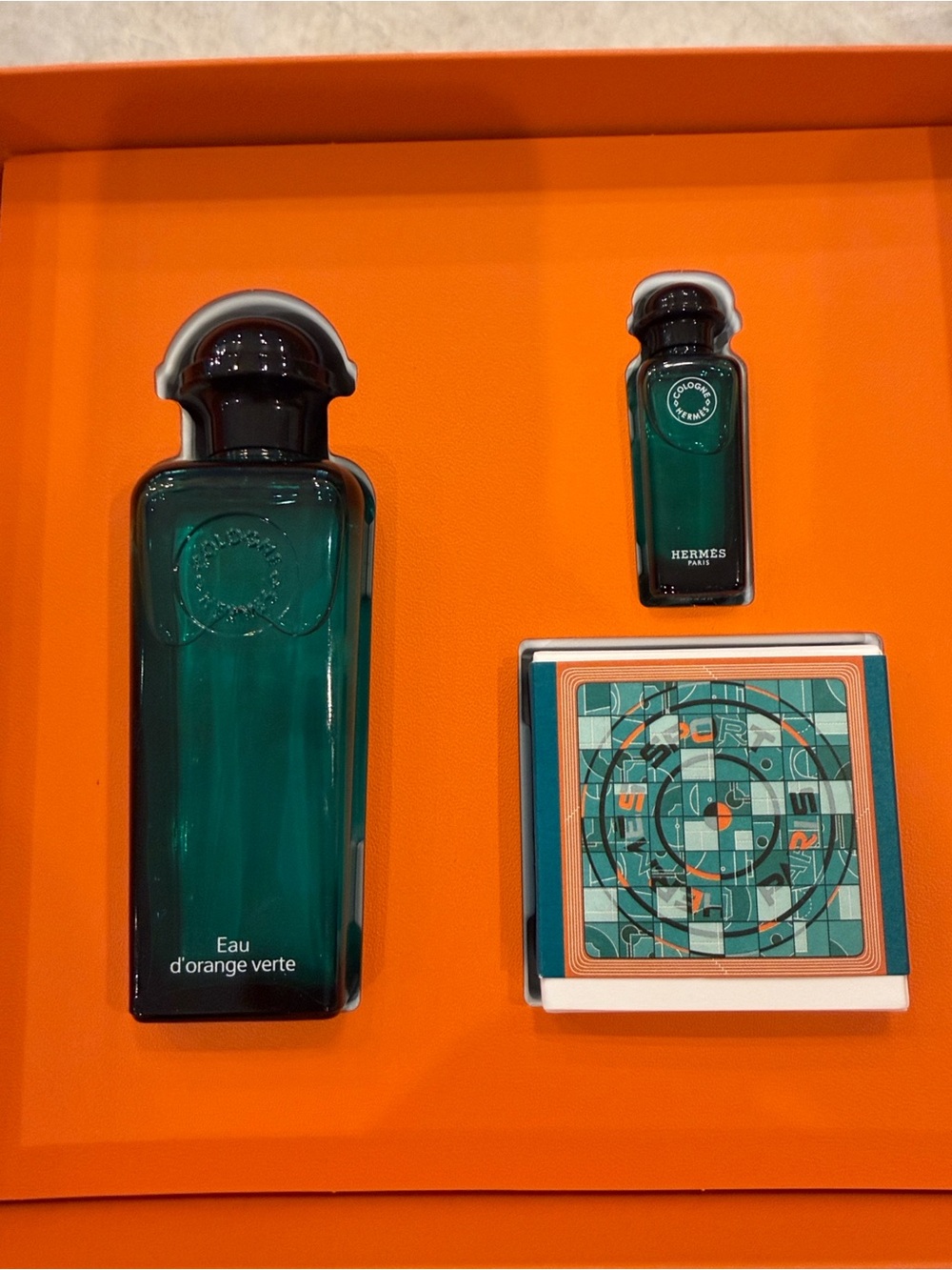 Eau d'Orange Verte Teal Fragrance gift set